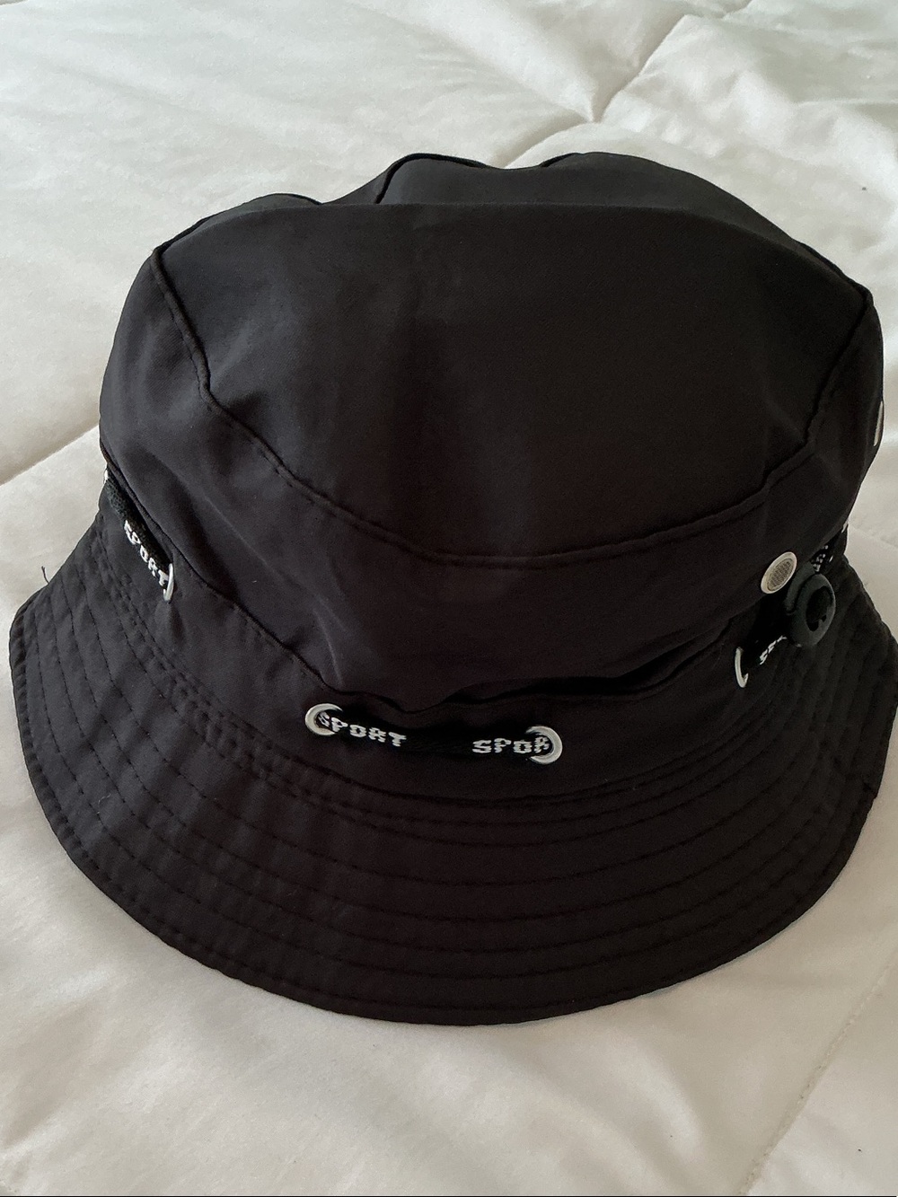 Black Sport Bucket Hat